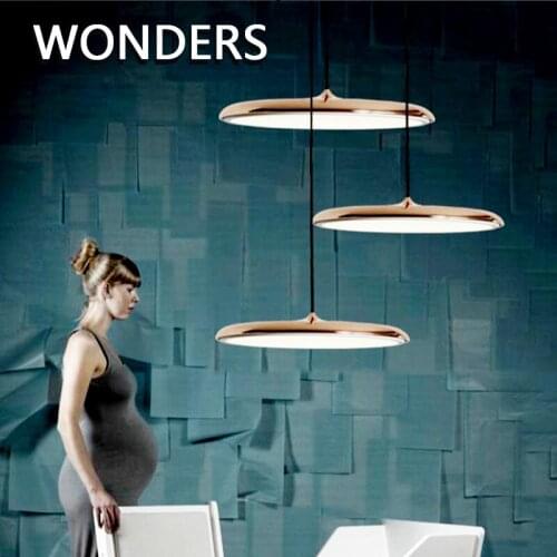 Nordic Minimalist Post-modern chandelier personality creative metal UFO LED lustre home decorative for livingroom pendant lights