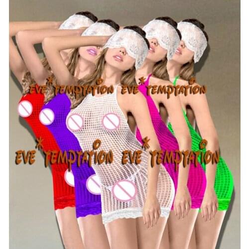 Hot sexy lace Lady Mesh lingerie costumes underwear sex Disfraz Carnavales backless porn babydoll crochet Cosplay dress A270