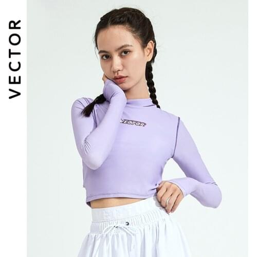 VECTOR 2021 summer sunscreen UPF 50+ Womens swimsuit full long sleeve surfing snorkeling swimwear female zipper split beach