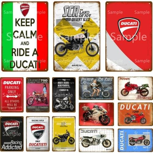 Vintage Motorcycle Brand Vintage Tin Sign Metal Sign Decorative Plaque Wall Decor Garage Man Cave Club Decoration YL026