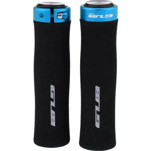 1 Pair Bike Anti-slip Handle Grips Lockable MTB Mountain Bike Bicycle Cycling Sponge Handlebar Grip Cycling Accessories