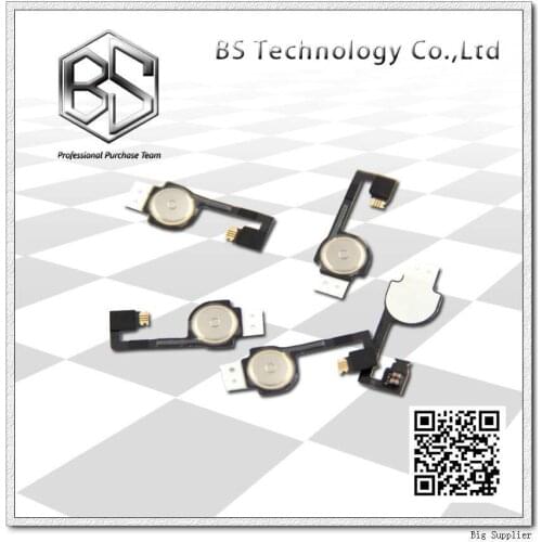 10pcs/lot for iPhone 4 4G Home Button Flex Cable Free Shipping Wholesale