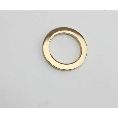 30pcs Welded circle square edge o rings metal big squared circle ring metal shoes bags Belt Buckles hardware drop shipping