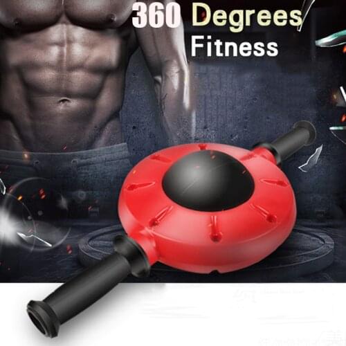 Abdominal Workout Ab Roller Wheel 360 Degree Exercise Equipment Non-Slip Rubber Handle Fitness Roller Abdominales Muscle Trainer