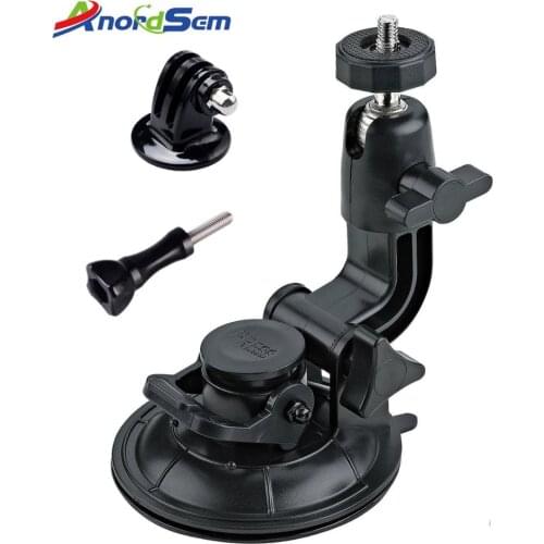 Anordsem for Go Pro Accessories 9cm Car Mount Windshield Suction Cup for Gopro Hero 9 8 7 6 5 4 3+ for SJCAM for Xiaomi for DJI
