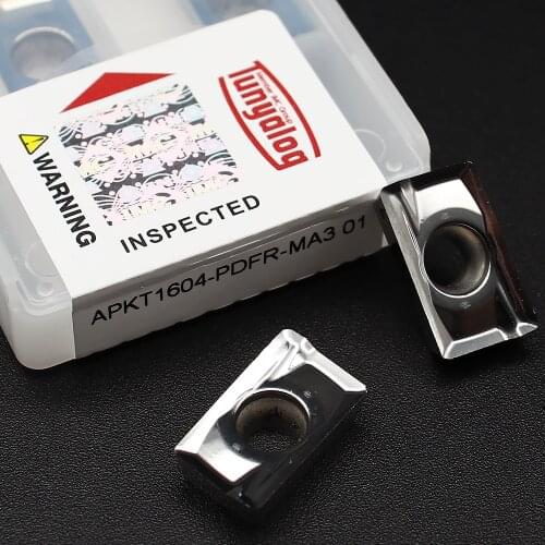 APKT1604 PDFR MA3 01 Milling insert Aluminum Turning Tool CNC Lathe Tools Aluminum Inserts APKT 1604 turning insert Hard Alloy