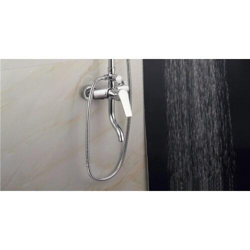 Free shipping high quality DONA solid brass bathroom shower faucet with single lever bathroom shower faucets