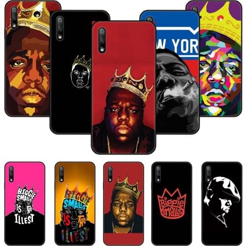Phone Case For Huawei Honor 9X 10 9 20 8X 8A 8S 7X 7A i A Pro Play Lite Black Cover Shell Silicone Back Soft Fashion Biggie