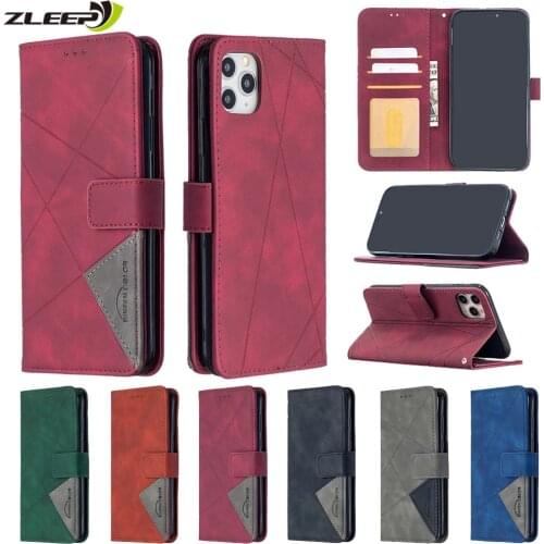 Luxury Flip Wallet Leather SE 2020 Case For iPhone 12 Mini 11 Pro XR XS Max 8 7 6 6s Plus Card Slots Stand Phone Bag Cover Coque