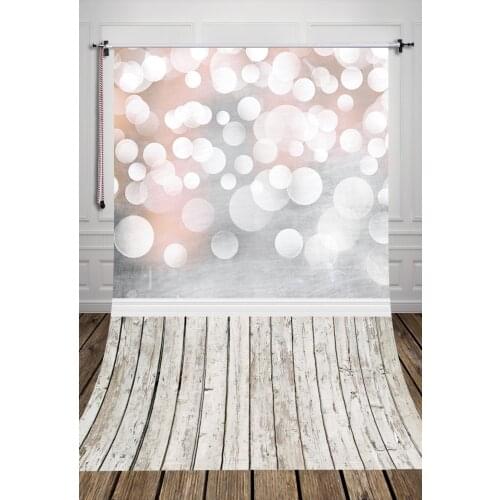 5x7ft Bokeh Backdrop Photography Backfrops Wooden Floor Backdrop Photo Studio Prop