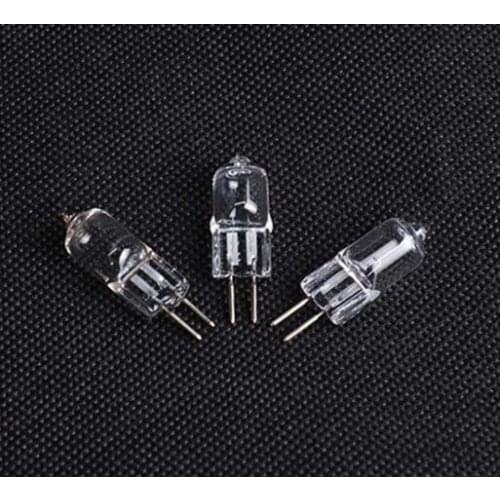 5pcs/lot G4 halogen bulb 6v G4 bulb instrument bulb Microscope light bulb 5w G4 6V 5W10W 20W G4 6v 35w