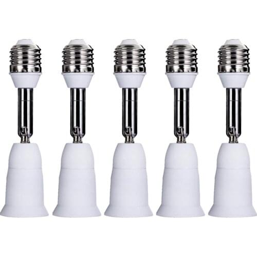 E27 to E27 Flexible Extend Extension Base LED Light Lamp Adapter Converter Socket Lighting Accessories