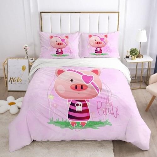 Bedding Set Duvet Cover Sets Quilt Covers Pillowcase Blanket Case Bed Linens Full Twin Size 3D Design Cartoon Home Textile