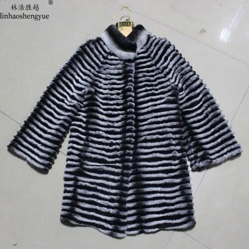 Linhaoshengyue The Real Rex Rabbit Coat, The Wool Lining