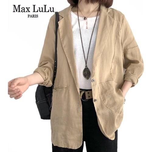 Женские повседневные пиджаки Max LuLu China At AliExpress