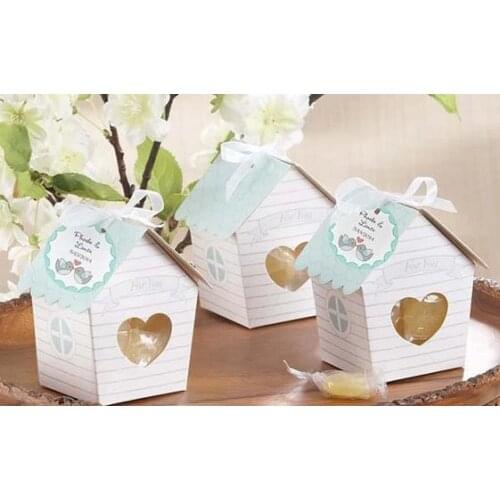 Mini Love Nest Bird house baby shower candy box wedding candy boxes wedding favor gift box chocolate box