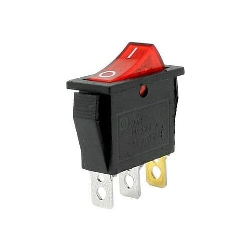 NEW!SPDT Red Illuminated Boat Rocker Switch AC 250V/15A AC 125V/20A