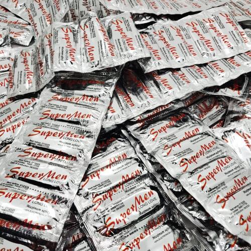 100pcs Condoms for Men Delay Large Oil Sex Smooth G Spot Condoms Intimate Erotic Toy for Men Safer Contraception Female Condom