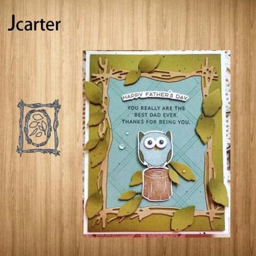 Birds Nest Branch Border New Metal Cutting Dies Craft Stencil Diy Scrapbooking Handmade Card Make Shape Album Decoration Model