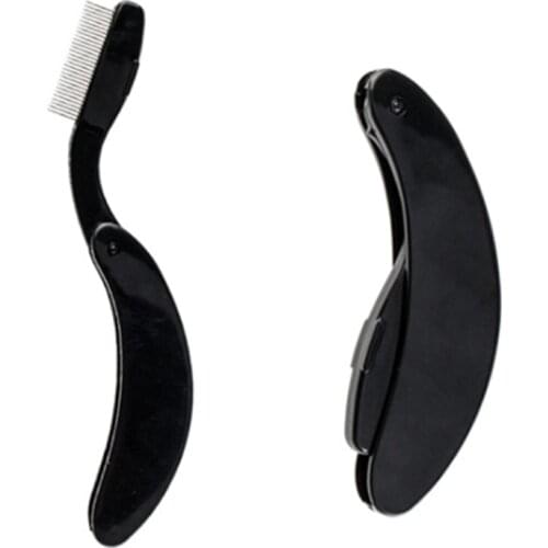 New Arrival Folding Eyelash Comb Lash Separator Mascara Lift Curl Metal Brush Beauty Makeup Tools Eyelashes Comb New Applicable