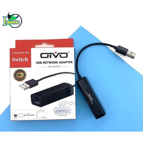 100Mbps USB 2.0 Ethernet Network Card For Nintendo Switch/ For Wii/For WiiU Lan Connection Adapter Dropshipping