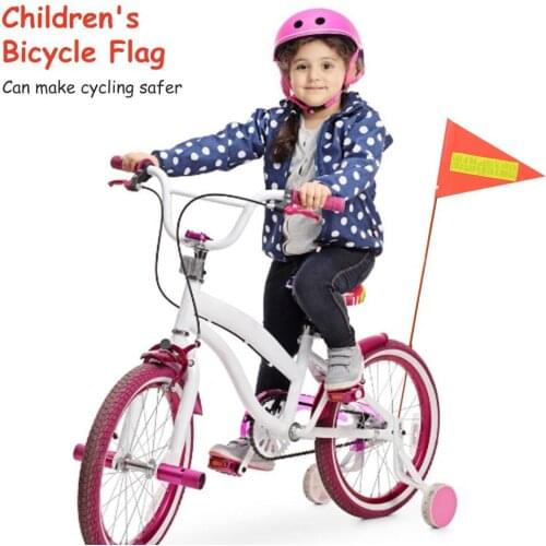 Bicycle Safety Flag Bike Safety Triangular Flag With Mounting Bracket for child and adult Cycling Safety Pennant