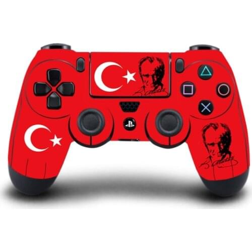 1pcs Turkey National Flag PS4 Skin Sticker Decal Vinyl For PS4 PlayStation 4 Dualshock 4 Controller Skin Sticker