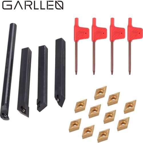 12mm Shank Lathe Turning Tool Holder Boring Bar for S12M-SDUCR07 SDJCR1212H07 SDJCL1212H07 SDNCN1212H07 + 10pcs Carbide Inserts