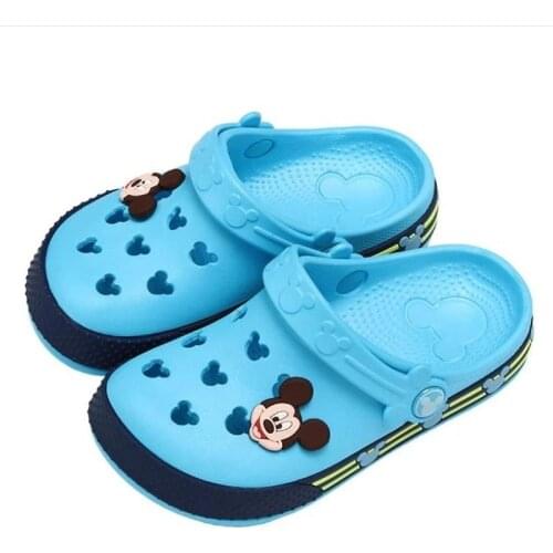 2021Fashion boys and girls sandals in the summer beach slippers, children cartoon children shoes breathable baby non-slip shoes