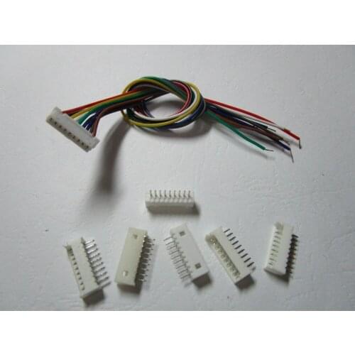 600 set 1.25mm 9 Pin Male + Female Polarized Connector with 28AWG 5.9inch