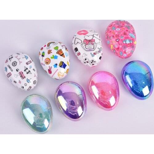 1PCS Anti Static Hair Comb Eggs Round Shape Soft Styling Tools Hair Brushes For Women Travel Hair Detangling Smoothing Comb