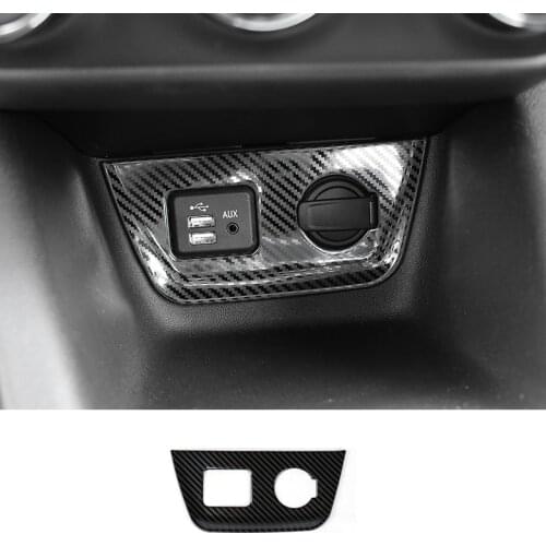 Lsrtw2017 Stainless Steel Car Center Control Cigarette Lighter Panel for Chevrolet Trax Tracker Opel Mokka 2019 2020 2021 Kit