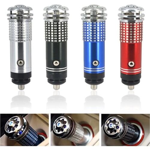 Car Purifier 12V Car Oxygen Bar Ionizer Real Car Anion Oxygen Bar Ozone Ionizer Air Purifier Cleaner Fresher Car Air Purifier