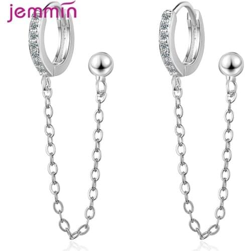 Boutique Women 925 Sterling Silver Drop Earrings Flower Earrings Rose Gold Color AAA Cubic Zirconia Clear Crystal Jewelry