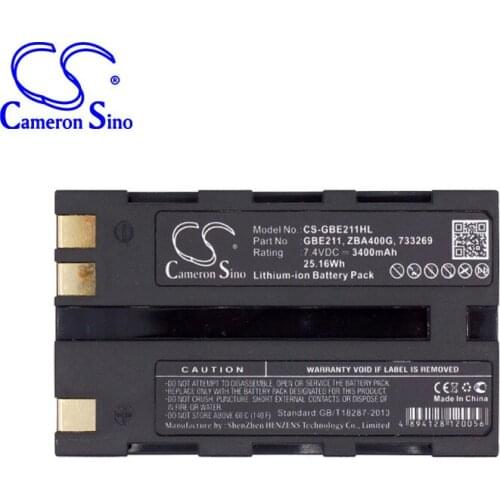 CameronSino for GEOMAX Stonex R6 Zoom 20 30 35 80 ZT80+ for LEICA ATX1200 ATX900 CS10 CS15 SR20 TS11 TS12 TS16 ZBA200 battery