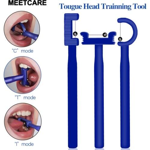 3Pcs Kids Tongue Tip Lateralization Elevation Tools Tongue Tip Exercise Oral Muscle Training Autism Speech Therapy Talk Tool