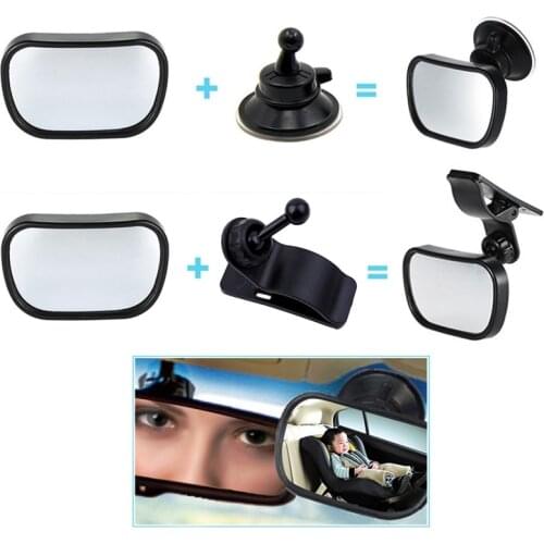 Baby Rear View Mirror In-Car Baby Observation Mirror Car Rear Seat Baby Safety Mirror Easy Installation