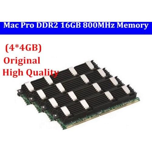 For MACPRO MEMORY 16GB DDR2 800mhz FB-Dimm mac pro16GB (4 x 4GB) DDR2 PC2-6400 ECC DDR2-800 for Mac Pro 1,1 2,1 3,1