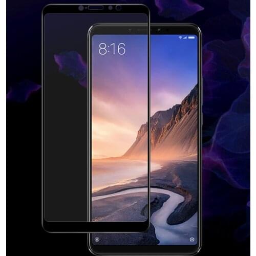 HereCase Tempered Glass for Xiaomi Mi Max 3 Screen Protector For Mi Max 3 Max3 Global Version Full Cover Glass Protective