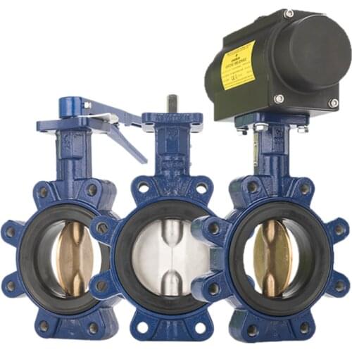 Flow control valve with Pneumatic actuator Keystone GRW series butterfly