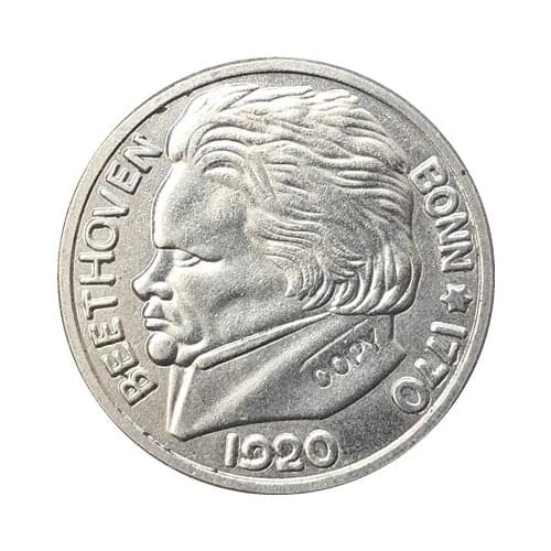 German 1920 50 Pfennig coin copy 25.7mm