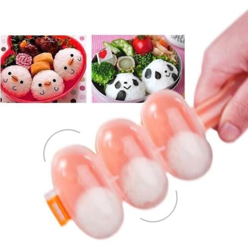 Creativity Rice Ball Molds Sushi Mold DIY Onigiri Rice Mold Kitchen Making Tools Bento Accessories