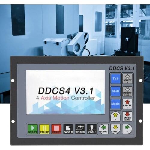 MACH3 4 Axle Motion Controller Card Board USB Interface with Emergency Stop Function Electrical Handwheel Motion Controller