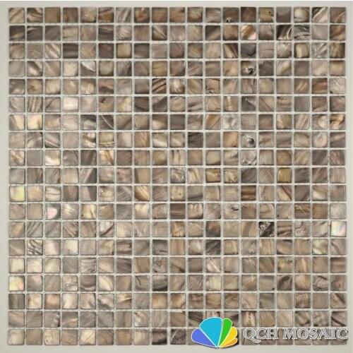 Freshwater shell mother of pearl mosaic tile for kitchen backsplash and bathroom 22 square feet/lot 15x15chip size qch130