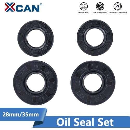 XCAN Oil Seal Set 28mm 35mm For 4500 5200 5800 45cc 52cc 58cc Chainsaw Replacement Parts