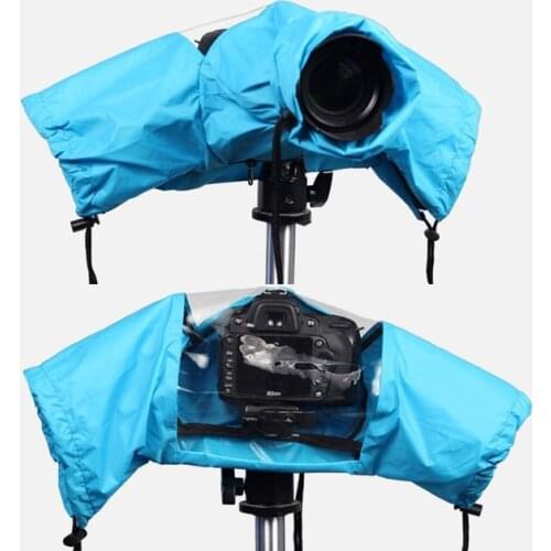 BIZOE Rainproof Dustproof DSLR Camera Rain Cover Raincover Sleeve Coat For Canon 7D Nikon D750 Sony 70-200 Lens