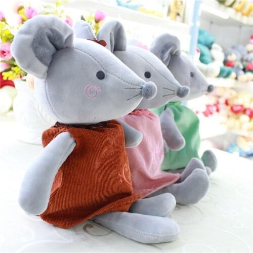 New high quality cute Cartoon zodiac mouse doll comfortable soothing doll soft creative Pillow birthday christmase Lucky gift