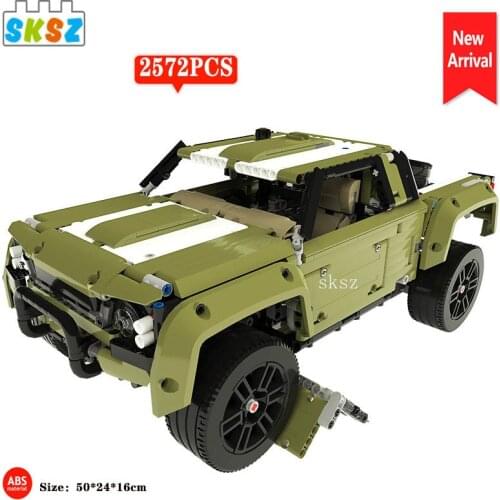Field Truck 2.0 Famous Military Pickup Truck Model Moc Building Blocks Military Enthusiast Collection DIY Brick Kid Toy Boy Gift
