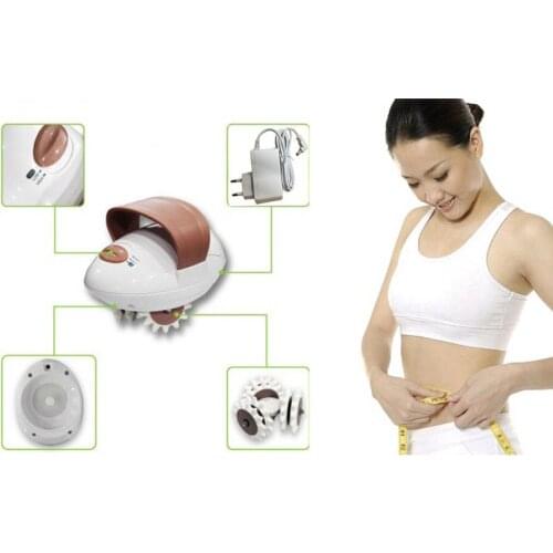 Portable 3D Electric Body Slimming Massager Roller Body Massage Tool Eight Loss Fat Burning Relieve Tension Face Lift Tool