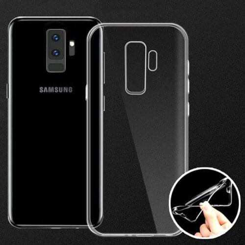 Transparent Silicone Case For Samsung Galaxy S9 Case TPU Soft Clear Back Cover Coque Fundas Case For Samsung S9 plus Shell